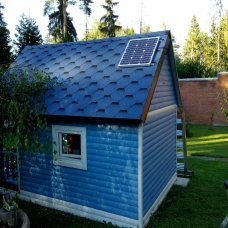 Автономная солнечная мини электростанция для отдыхающих 50Вт, 12В